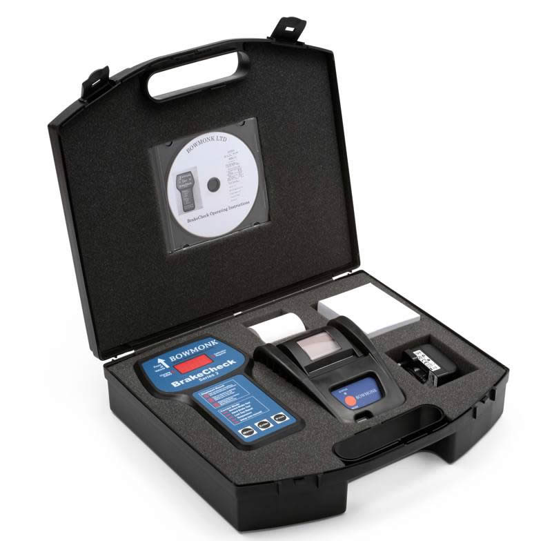 Circuitlink/Bowmonk Brake Test Meter Kit - with BrakeCheck, Infrared Printer & Case